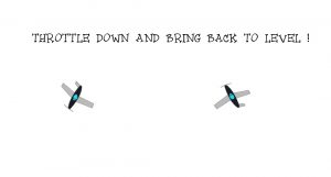 RC plane flying stalling